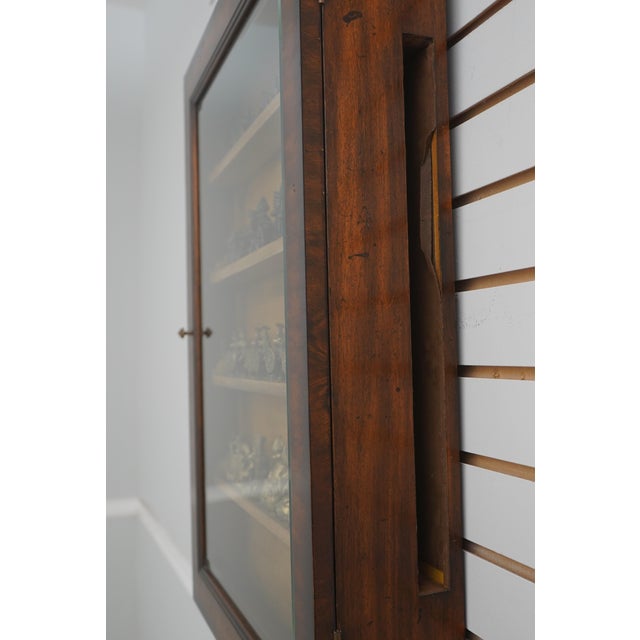 Bronze Maitland Smith Wall Hanging Chess Game Board Cabinet For Sale - Image 8 of 16