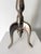 Cast Aluminium Side Table with Pedestal Tripod Legs For Sale - Image 4 of 8
