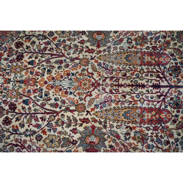 Large Vintage French Floral Leaf Rug For Sale - Image 13 of 17