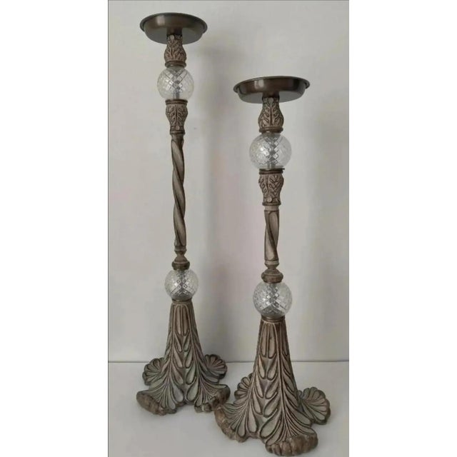 John-Richard Vintage John-Richard Floor Torchières - A Pair For Sale - Image 4 of 12