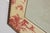 1950s Chintz Crackle Painted Red and Cream Wall Mirror For Sale - Image 5 of 13