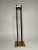 Mid Century Transitional Black Metal and Brass Candlesticks, a Pair For Sale - Image 4 of 12