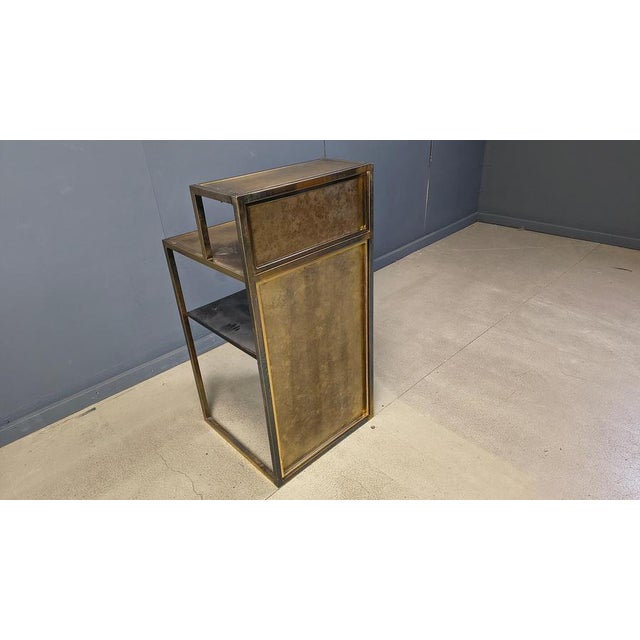 1970s Vintage Brass Bar Counter by Belgochrom, 1970s For Sale - Image 5 of 18