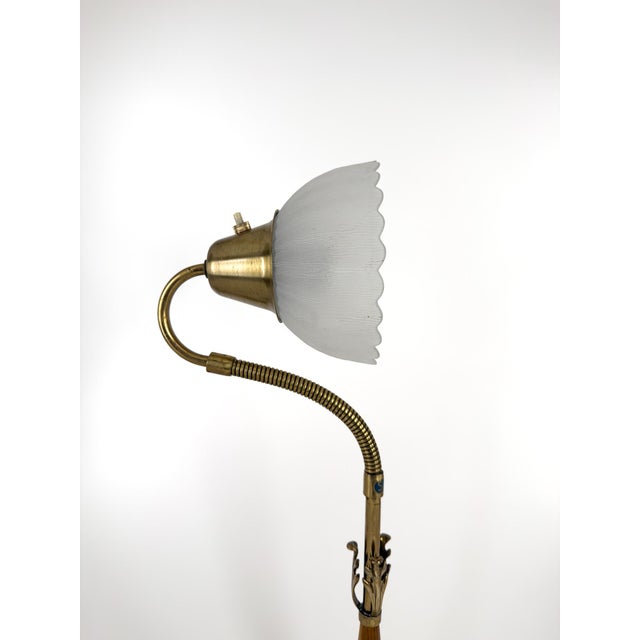 Swedish Modern Model 607 Table Lamp from A.B. Armaturhantverk, 1940 For Sale - Image 3 of 8