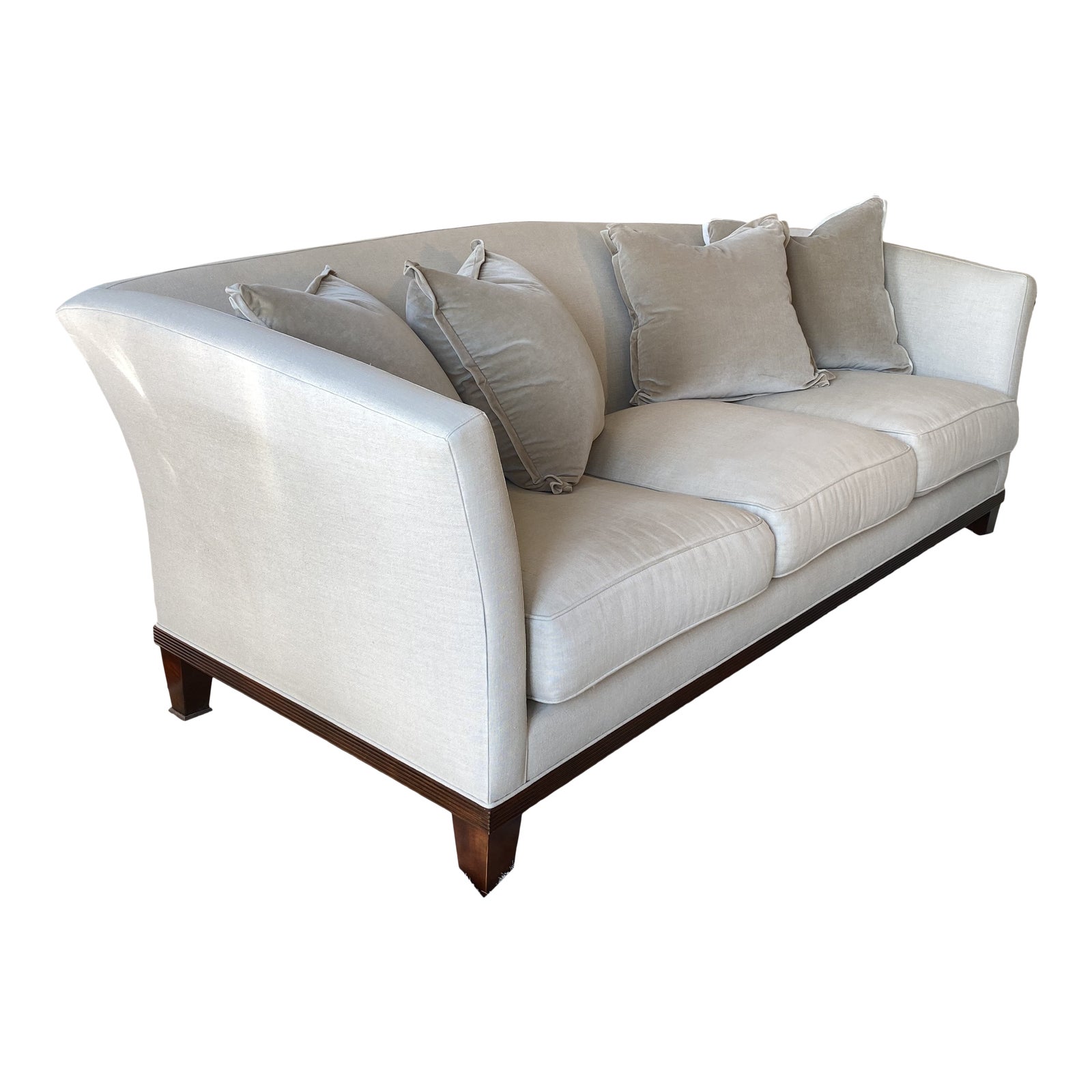 Barbara Barry Baker Flared Arm Sofa Chairish