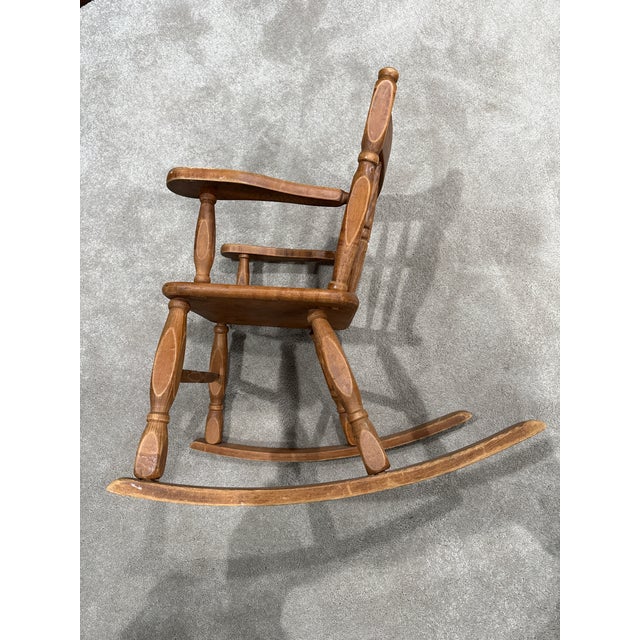 American Vintage Child’s Rocker For Sale - Image 3 of 5