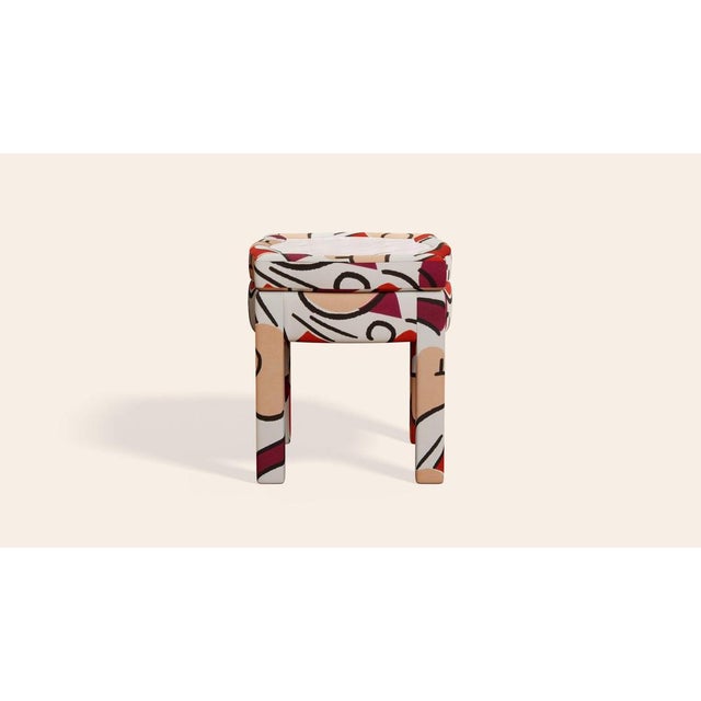 Grenadine Piero Ottoman by Ceraudo For Sale - Image 6 of 9