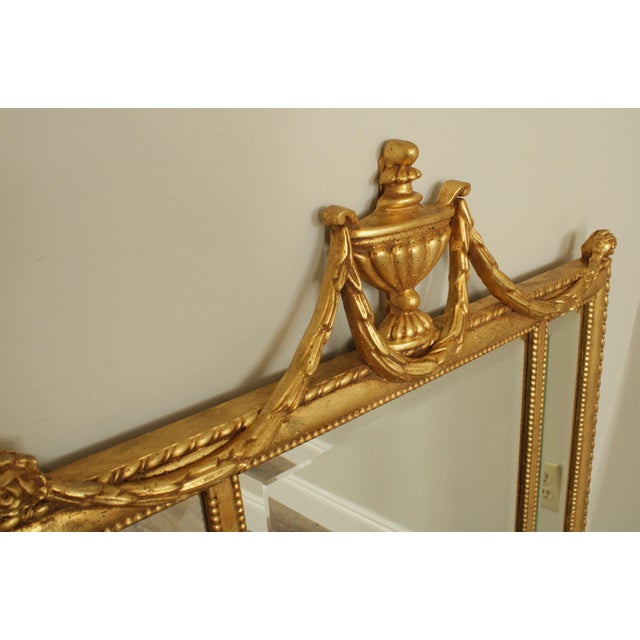 Ethan Allen Style Giltwood Beveled Mirror Chairish