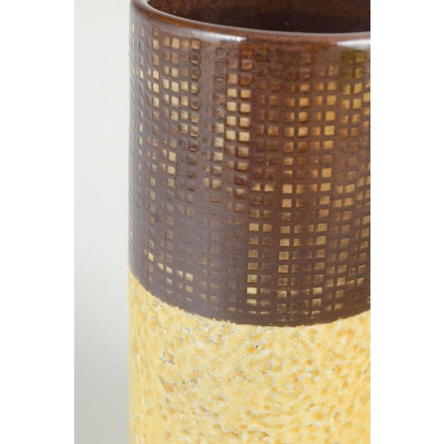 2-Part Glazed Stoneware Vase by Ingrid Atterberg for Upsala Ekeby, 1960s For Sale - Image 3 of 5