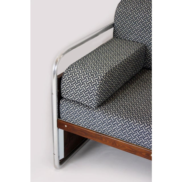 Bauhaus Tubular Steel Sofa by Robert Slezak, 1930s For Sale - Image 13 of 18