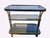 Metal Vintage Italian Brass and Smoked Glass Bar Cart, 1970s, 1960s For Sale - Image 7 of 10