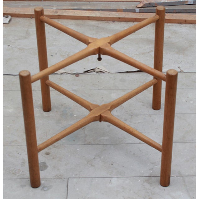 Vintage AT35 Folding Coffee Table by Hans Wegner for Andreas Tuck, 1960s For Sale - Image 3 of 8