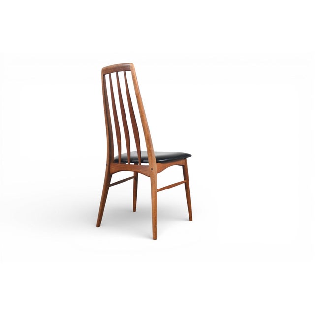 Mid 20th Century Set of Eight Nils Koefoed "Eva" Highback Dining Chairs in Teak For Sale - Image 11 of 13