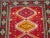 Vintage Persian Tribal Area Rug, Handwoven Geometric Pattern, Red and Blue, 4’ X 4’ For Sale In Chicago - Image 6 of 12