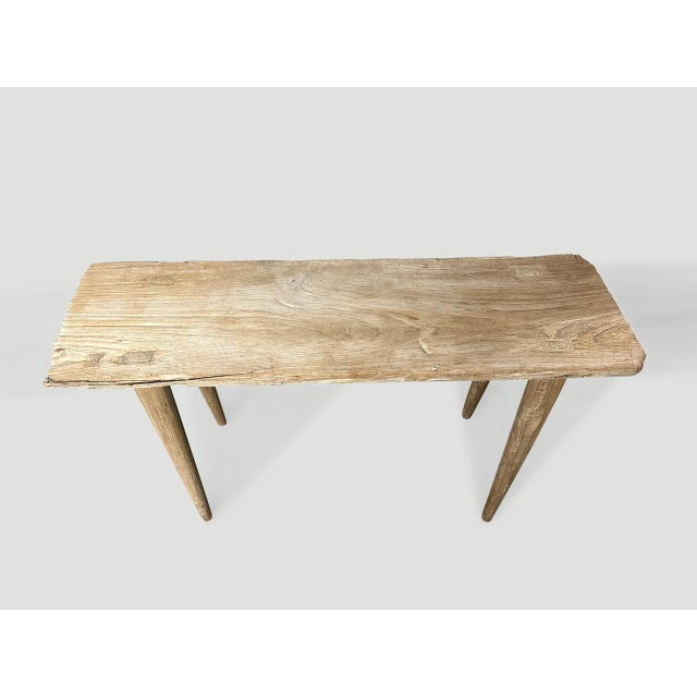 Contemporary Andrianna Shamaris Wabi Sabi Console Table For Sale - Image 3 of 6