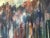 Large Signed Abstract Expressionist Painting by Schaeffer in Custom Silver Frame For Sale In Los Angeles - Image 6 of 9