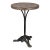 19th Century French Cast Iron Marble Top Bistro Table For Sale