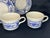 Mid-Century Modern Vintage Royal Usa Hampshire Blue & White Ironstone Tea Mug Set- Set 4 For Sale - Image 3 of 6