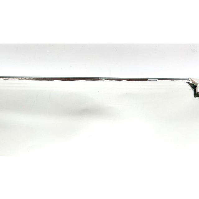 1980s Godinger Silver-Plated Bow & Ribbon Mirrored Vanity Tray — Hollywood Regency / Traditional / Shabby Chic For Sale - Image 14 of 18