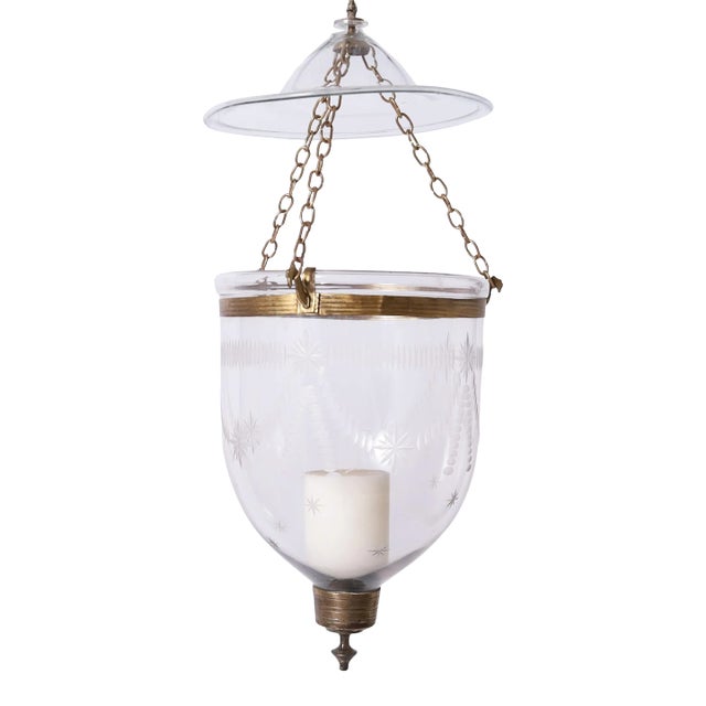 Antique Smoke Bell Light Fixture For Sale