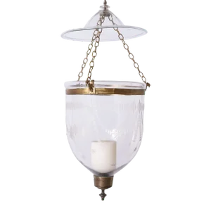 Antique Smoke Bell Light Fixture