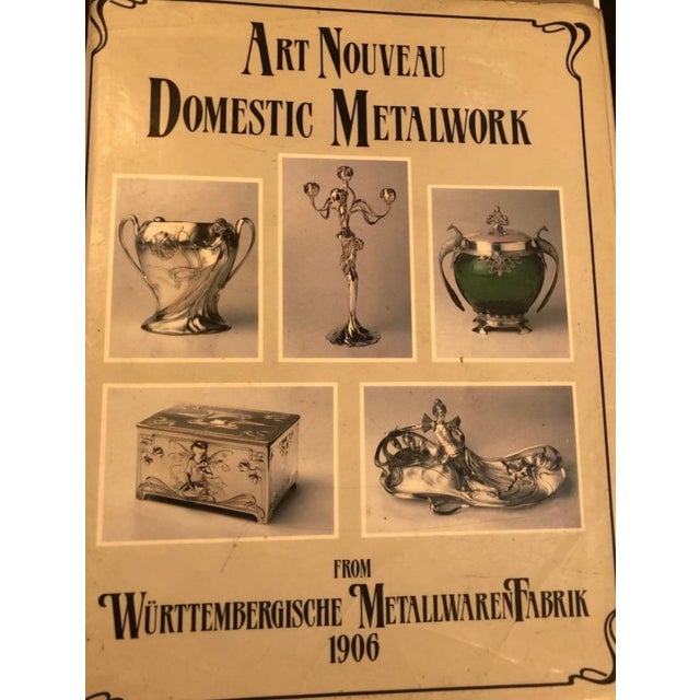 Metal Jugendstil Alpacca Silver-Plated Vanity Mirror with Polychrome Glass Inlays from WMF, 1900s For Sale - Image 7 of 18