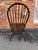 Brown Vintage Windsor Style Hoop BraceBack Oak Side Chair For Sale - Image 8 of 18