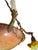 Antique Neoclassical Amber /Honey Alabaster, Gilt Bronze Chandelier W-Griffin Mounts For Sale - Image 13 of 18