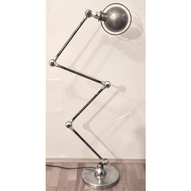 Industrial Four-Arm Floor Lamp by Jean-Louis Domecq for Jieldé, 1950s For Sale - Image 14 of 14