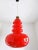 Vintage Red Glass Pendant Lamp from Peill & Putzler, 1970s For Sale - Image 9 of 9