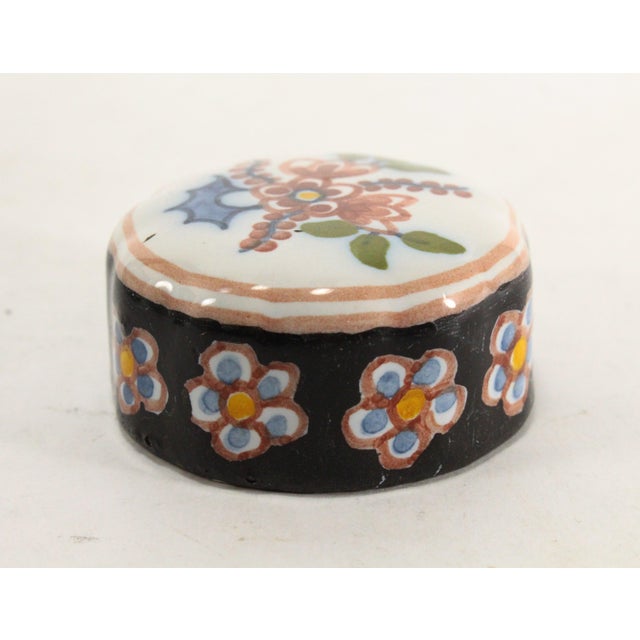 Makkum Tichelaar Dutch Faience Chinoiserie Tea Caddy, Marked For Sale - Image 15 of 18