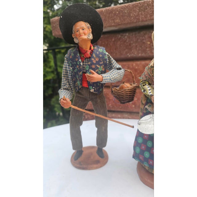 Regional Provence Dolls by Simone Jouglas, 1950s, Set of 2 For Sale - Image 3 of 18