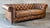 Animal Skin Restoration Hardware Distressed Cigar Leather Kensington Luxe Sofa For Sale - Image 7 of 17