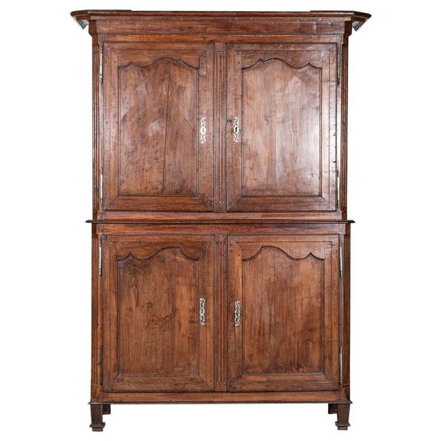 Large French Oak 2-Body Buffet, 1800 For Sale - Image 18 of 18