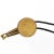Metal 20 Dollar Lady Liberty 24k Gold Coin Alaskan Bolo Tie With Gold Nugget Tips For Sale - Image 7 of 7