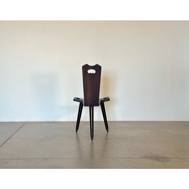 Vintage Rustic Wooden Chairs, 1960s, Set of 2 For Sale - Image 10 of 15