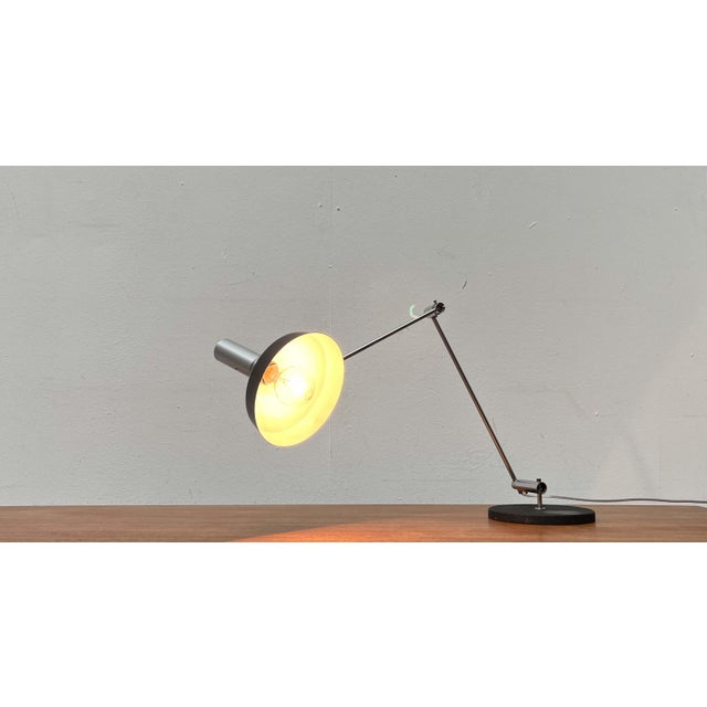 Mid-Century Modern Swiss Type 60 Minimalist Table Lamp by Rosemarie and Rico Baltensweiler for Baltensweiler, 1960s For Sale - Image 11 of 18