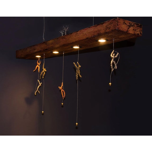 The ascent of humanity — pendant light frankie cesare for f+m fos | model acr1120 six people. Three colours. One humanity....