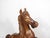 Mid-Century Hand-Carved Wooden Rearing Stallion on Natural Base – 17.5"h For Sale - Image 10 of 18