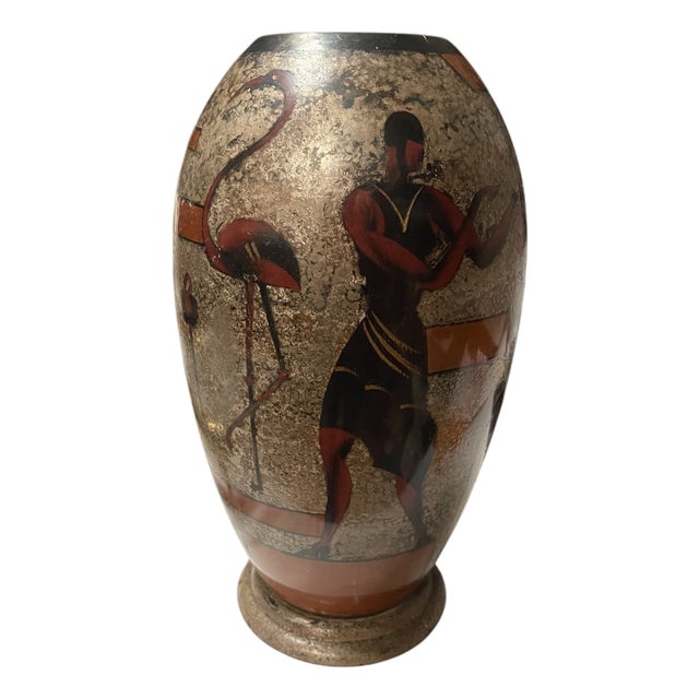 Metal Vase from WMF, 1930s For Sale
