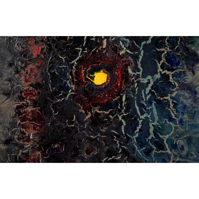 1990s "End of a Long Journey" - Abstract Expressionist Composition - Acrylic on Canvas by Charles David Francis For Sale - Image 5 of 8