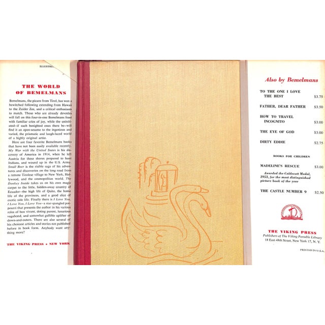 BEMELMANS, Ludwig [503] pp. The Viking Press 1955 8 3/4" x 6 1/4" "Here are four favorite Bemelmans books that have not...