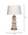 Contemporary Jamie Young Rowan Table Lamp in Cream Wood Beads For Sale - Image 3 of 6