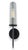 Black bronze, solid brass Jonathan Browning Alouette sconces with hand-finished reeded borosilicate glass shades. Model...