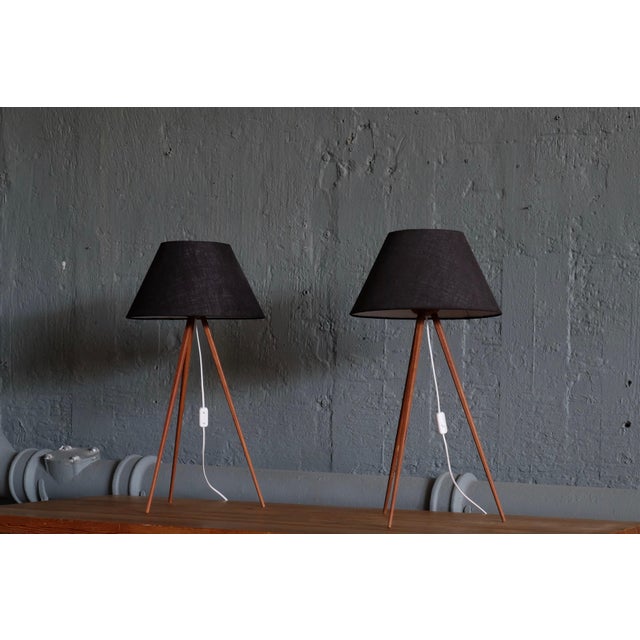 1950s Swedish Table or Floor Lamps, 1950s, Set of 2 For Sale - Image 5 of 9
