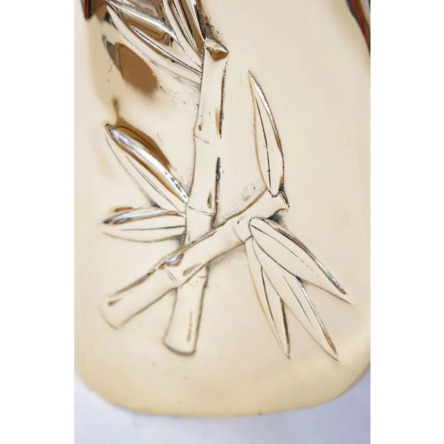 Vintage Brass Dolbi Cashier Monumental Vase or Vessel, 1980's For Sale In Miami - Image 6 of 10