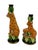 2000 - 2009 2 Vntage Porcelain Jungle Cat Candlestick Holder Leopard Cheetah For Sale - Image 5 of 8