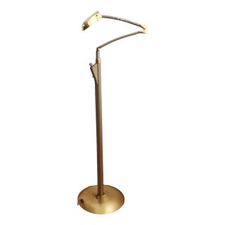 Vintage Adjustable Swing Arm Floor Lamp, 1970s For Sale