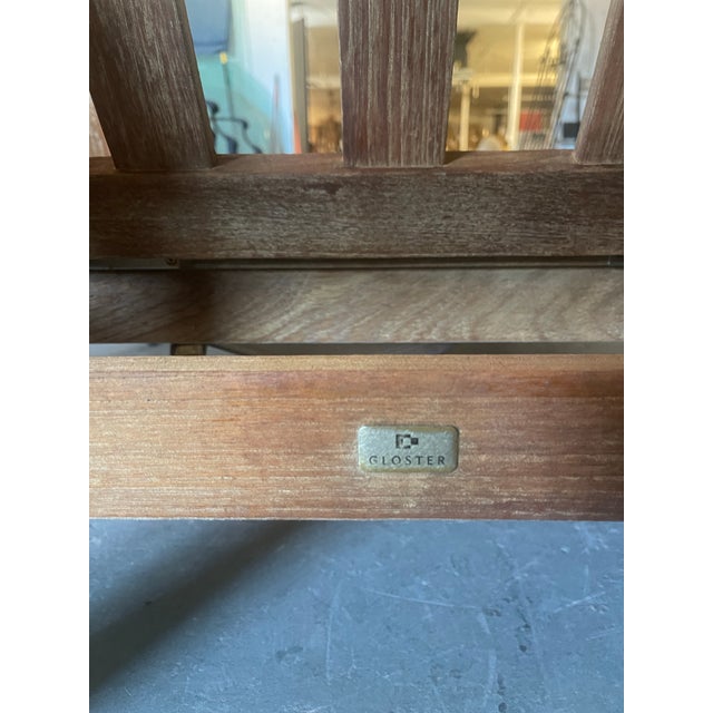 Vintage Gloster Teak Reclining Chaise Lounge For Sale In West Palm - Image 6 of 8