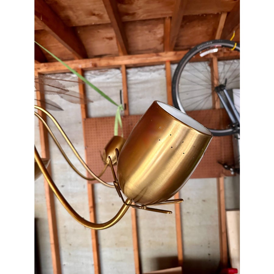 独60年代　Tynell for for Limburgヴィンテージ・ペンダント 1950s Paavo Tynell for Lightolier Tulip Eight-Light Brass